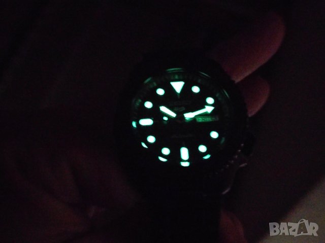 Seiko 5 5kx mod Gunmetal black , снимка 4 - Мъжки - 43315139