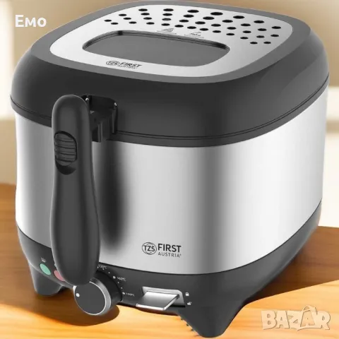 Професионален фритюрник с капацитет 2,5 литра и мощност 1600W FIRST, снимка 2 - Фритюрници - 47739695