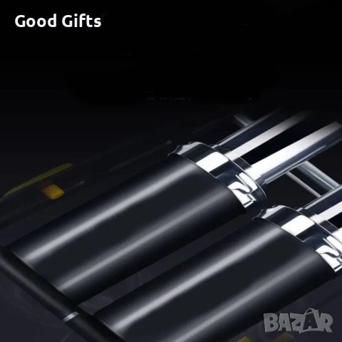 Крачна Помпа за гуми с два цилиндъра и манометър, 10 бара, снимка 2 - Аксесоари и консумативи - 43015595