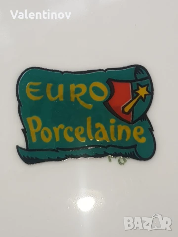 Старинна порцеланова чиния, снимка 3 - Чинии - 50784307