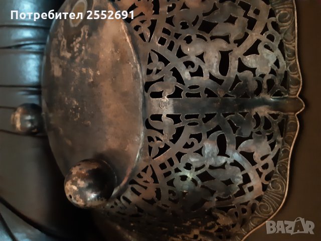 Посребрен съд., снимка 3 - Антикварни и старинни предмети - 28556253