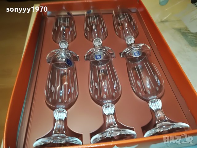 germany made-kristallglase x6 внос germany 0202230825, снимка 4 - Колекции - 39523454