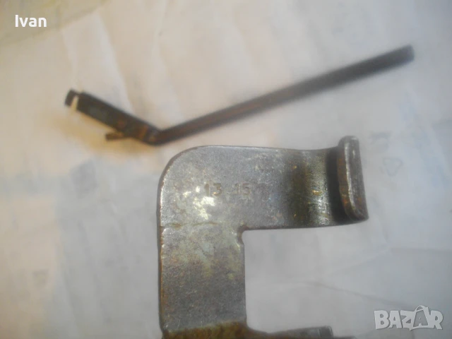 13-15мм масивен ръчен ТРЪБОГИБ немски за огъване на метални тръби старо качество отличен 52см/2,0кг, снимка 15 - Други инструменти - 51311169