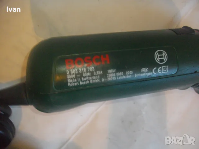 180W 3 скорости ШВЕЙЦАРСКО ЕЛЕКТРИЧЕСКО ДЛЕТО ШАБЪР BOSCH PSE180E Made in SWITZERLAND 2003г.Като нов, снимка 16 - Други инструменти - 47943505