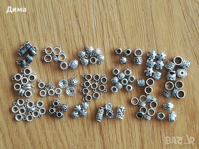 4-17лв. Талисмани 925 Стерлингово Сребро тип Пандора-за гривни,Различни модели,размери,различни цени, снимка 3 - Гривни - 36905449