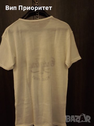 Бяла тениска ОРИГИНАЛ турска с къс ръкав, снимка 8 - Тениски - 37243758