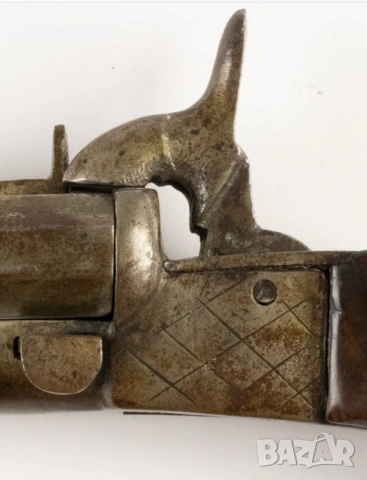 Двуцевен пистолет 18-ти Век, снимка 3 - Антикварни и старинни предмети - 52048922