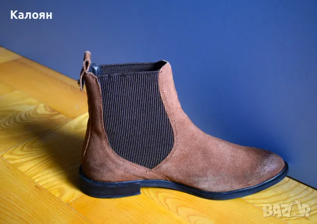 Дамски кожени боти тип челси марка Eva Longoria, снимка 4 - Дамски боти - 48193864