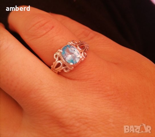 Много красив сребърен пръстен - модел R083, снимка 3 - Пръстени - 36472561