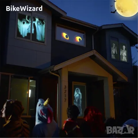 Banapoy Хелоуин / коледен проектор със статив НОВ, снимка 2 - Друга електроника - 48145250