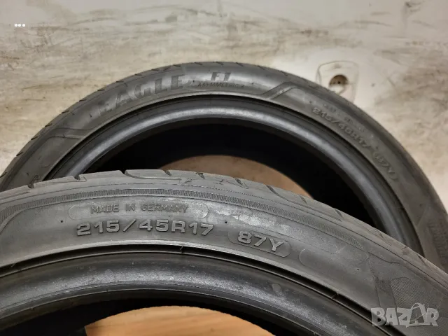 2 бр. 215/45/17 Dunlop / летни гуми, снимка 7 - Гуми и джанти - 49067304