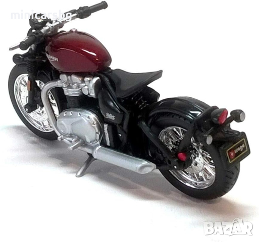 1:18 Метални мотори: Triumph Bonneville Bobber, снимка 5 - Колекции - 44857805