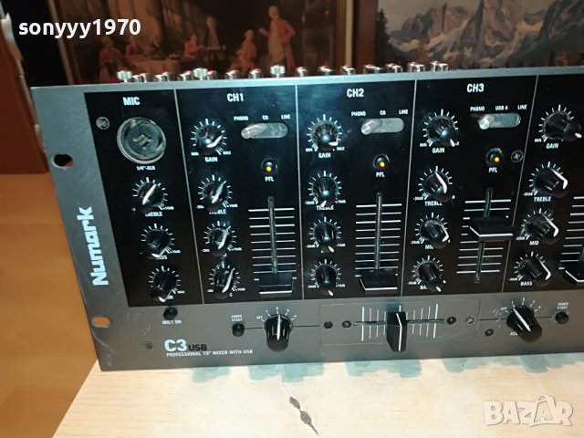 NUMARK PROFI MIXER-ВНОС SWISS 1506221850, снимка 2 - Ресийвъри, усилватели, смесителни пултове - 37098106