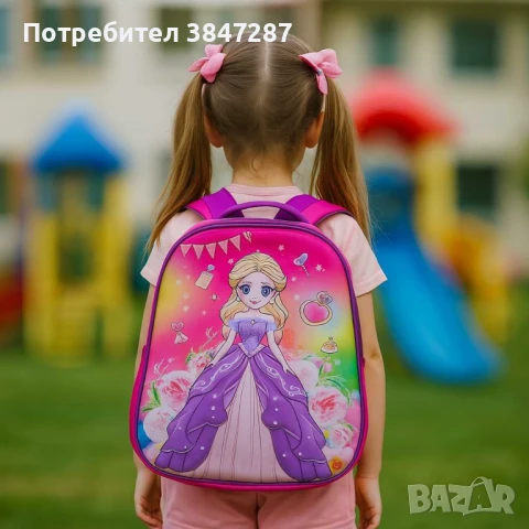 Детски ранички с цветни герои – стил и удобство за училище и игри, снимка 2 - Раници - 51213092