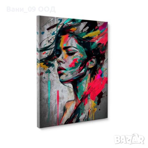 100см! Голяма картина-канава в абстрактен стил, снимка 5 - Картини - 43225040