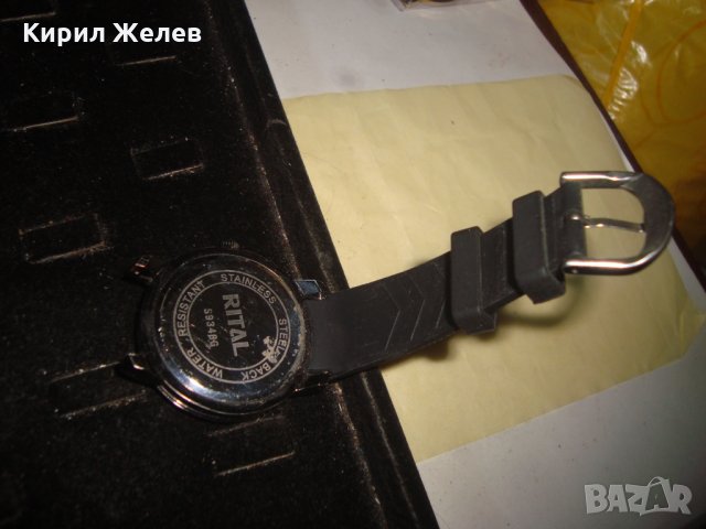 РИТАЛ МОДЕРЕН МАРКОВ КРАСИВ КВАРЦОВ ЧАСОВНИК 20448, снимка 8 - Мъжки - 32649557