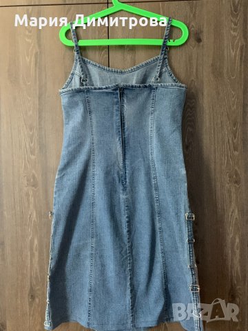 Дънкова рокля размер М, снимка 2 - Рокли - 33558954