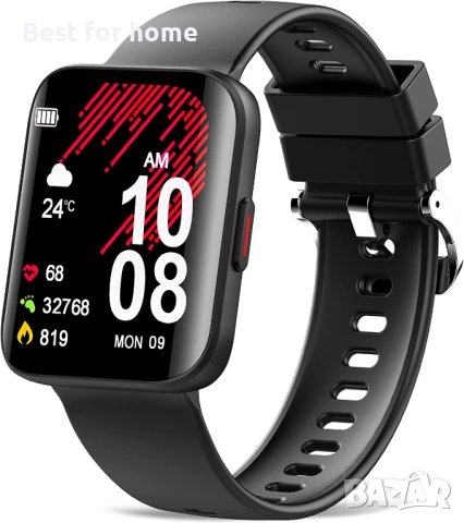 Smart Часовник Kuizil сензорен екран,монитор за сърдечен ритъм,22 спортни режима,водоустойчив, снимка 1 - Смарт гривни - 40883469