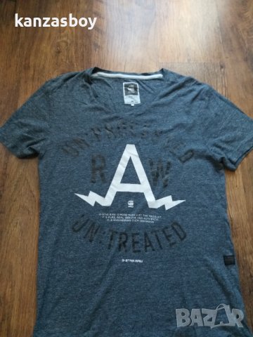 G-star - страхотна мъжка тениска ХЛ, снимка 5 - Тениски - 43946939