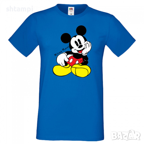Мъжка тениска Mickey Mouse 1 Подарък,Изненада,Рожден ден, снимка 2 - Тениски - 36576212