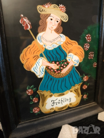 Страхотна картина найвизъм върху стъкло, снимка 2 - Картини - 51738157