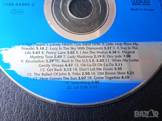 Бийтълс / The Beatles - комплект от два матрични диска с музика от 1962-1970г., снимка 2 - CD дискове - 43204410