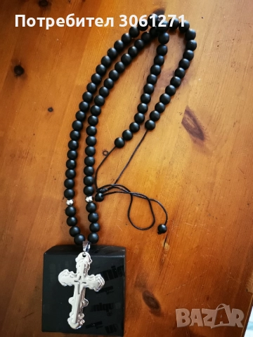 мъжки Гердан с Кръст. мъже - Комплект колие от естествен оникс - , снимка 5 - Тениски - 52119098