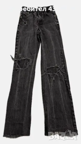 Черни накъсани дънки