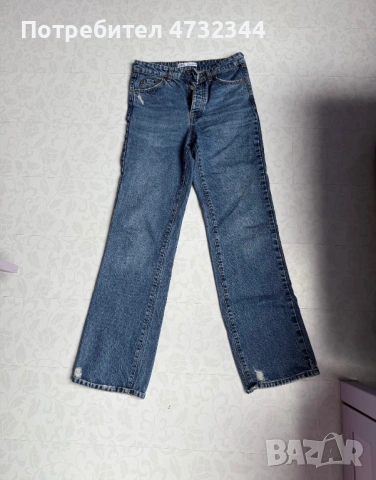 Сини дънки на Zara, снимка 2 - Дънки - 53406917