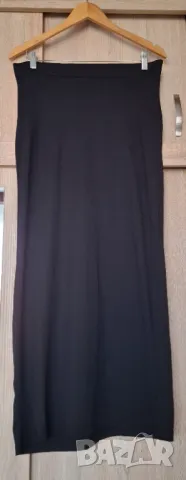 VERO MODA Дълга права черна пола (трико)-размер M , снимка 1