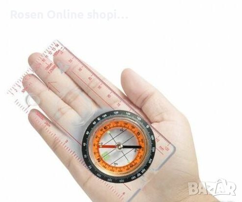 Компас Easy Camp Map Compass Mirror, снимка 4 - Екипировка - 11270045