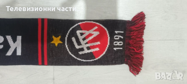 Футболен шал на Карлсруе Karlsruher FV 1891 шампион на Германия 1910, снимка 6 - Футбол - 53582274