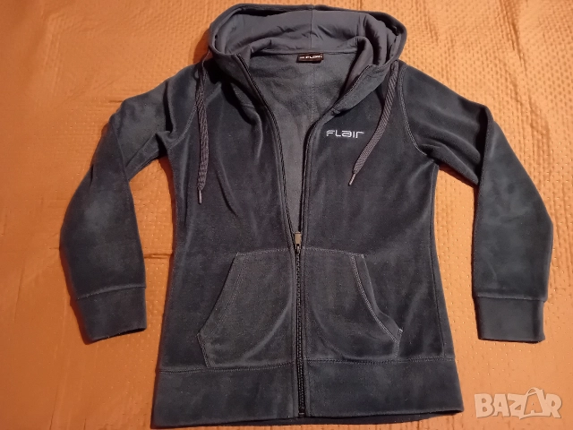 Тъмно син поларен суичър Flair