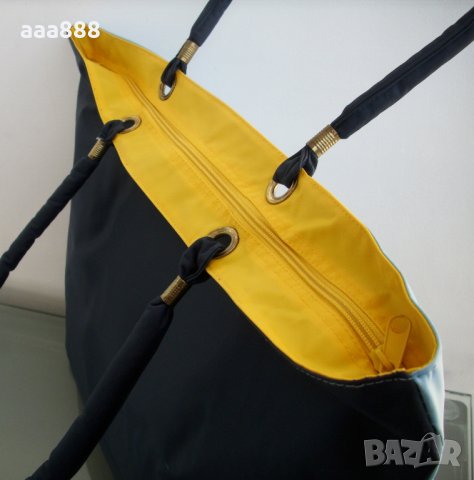 Голяма плажна чанта с цип, снимка 4 - Чанти - 27597881