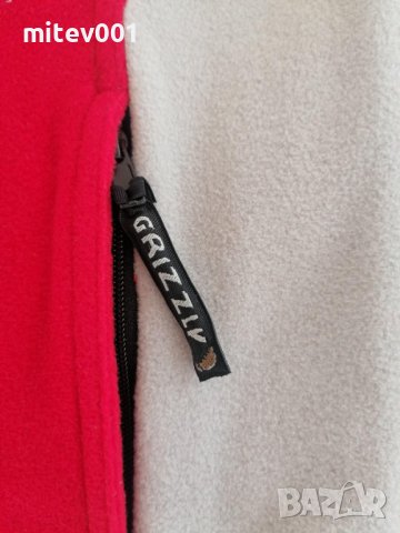 Двуцветен eлек полар Grizzly GAUSTA LADY червено-бежово 150889, снимка 4 - Елеци - 39131300