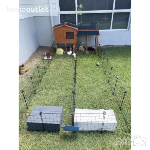 Предпазна ограда/кошара с многофункционално приложение за дребни домашни любимци LANGXUN X000SLHPQV, снимка 7 - Други стоки за животни - 47942641