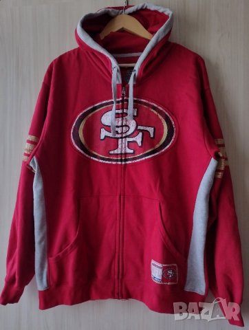 NFL San Francisco 49ers - мъжки суичър с качулка размер  XL, снимка 2 - Суичъри - 39560714