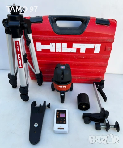 Hilti PM 4-M - Мултилинеен лазерен нивелир 2023г като нов!
