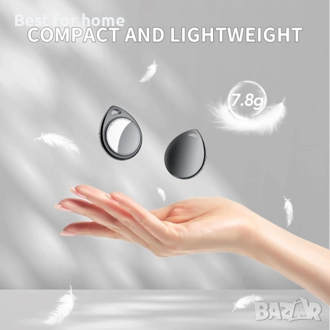 QCOQ Air Tracker Tag – Bluetooth Тракер за Apple Find My (iOS), 100dB Звук и Глобално проследяване, снимка 9 - Друга електроника - 53211682