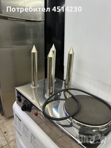 Професионален уред за хот-дог – шишове за наденици + електрически котлон, снимка 3 - Други - 53288437