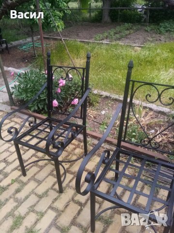 маси , пейки  и столове от ковано желязо, снимка 3 - Други - 36858297
