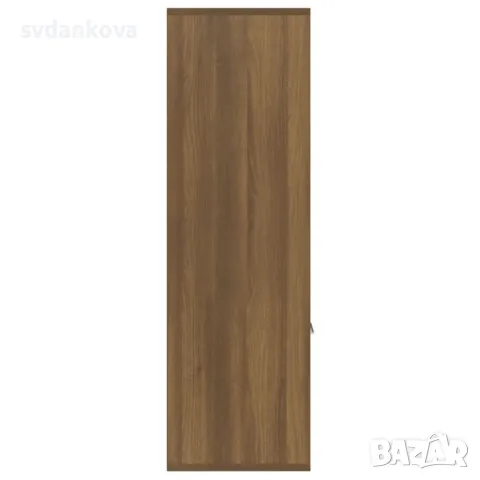 Библиотека, кафяв дъб, 98x30x98 см Код P149, снимка 2 - Секции и витрини - 49339368