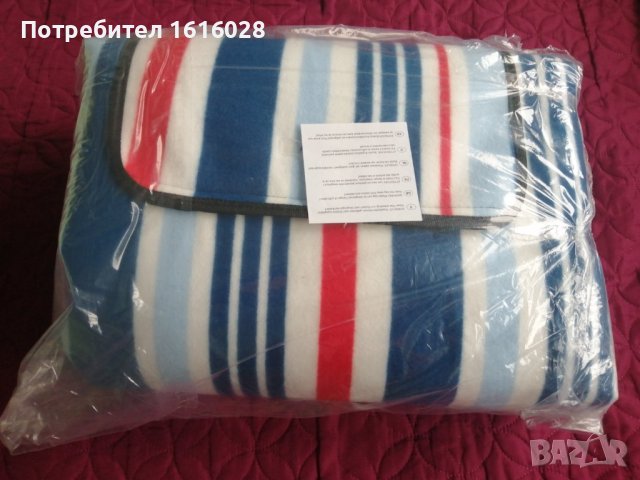 Ново МЕГА голямо одеяло за пикник и къмпинг с дръжка, Топлоизолирано, Водоустойчиво, снимка 1 - Палатки - 43258696