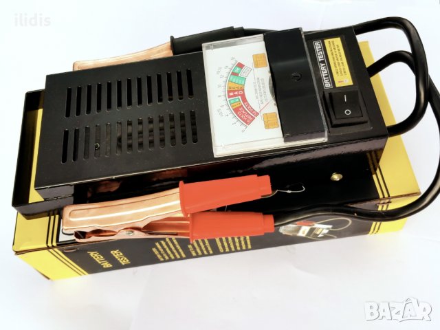 Товарна вилка. аналогов тестер за акумулаторни батерии 12, 6V.Battery Tester , снимка 1 - Други инструменти - 39417165