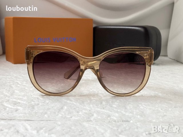 Louis Vuitton 2023 висок клас дамски слънчеви очила котка, снимка 2 - Слънчеви и диоптрични очила - 38948250