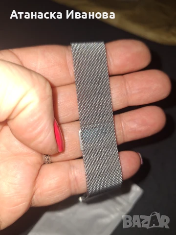 Каишка за смарт часовник, неръждаема стомана, за Samsung Galaxy Watch 4/5/6 40/42/44/45/46 mm / Acti, снимка 3 - Смарт часовници - 51410321