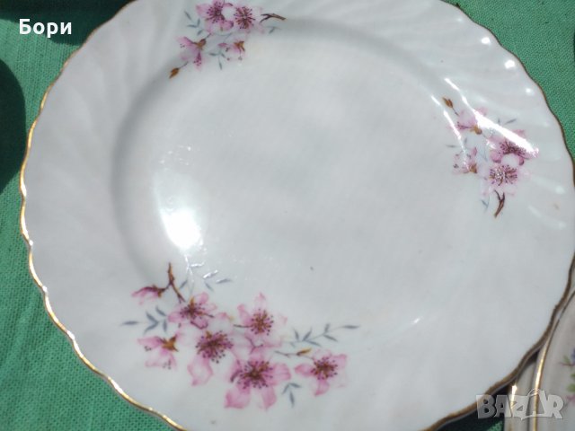 Български порцелан чинии плитки, снимка 4 - Чинии - 33061506