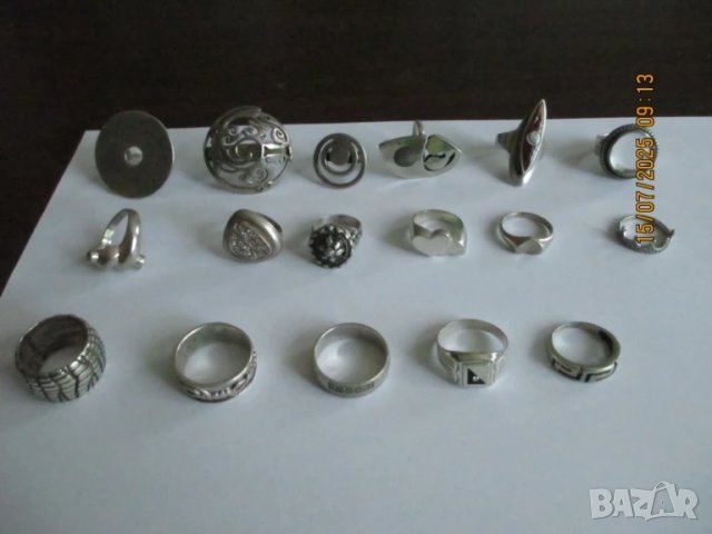 Сребърни пръстени, снимка 2 - Пръстени - 27988220