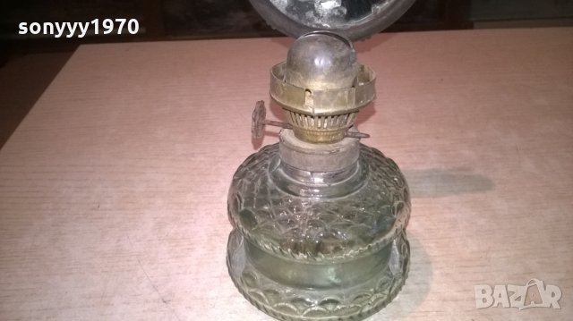 антик-газова лампа-ретро колекция-25х10см, снимка 5 - Колекции - 28057359