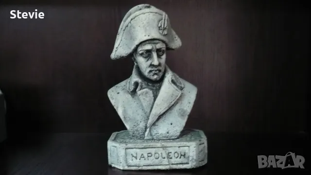 Каменен бюст на Наполеон, снимка 3 - Статуетки - 48158354